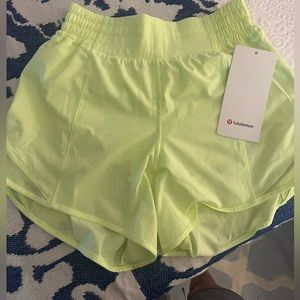 Lululemon neon shorts